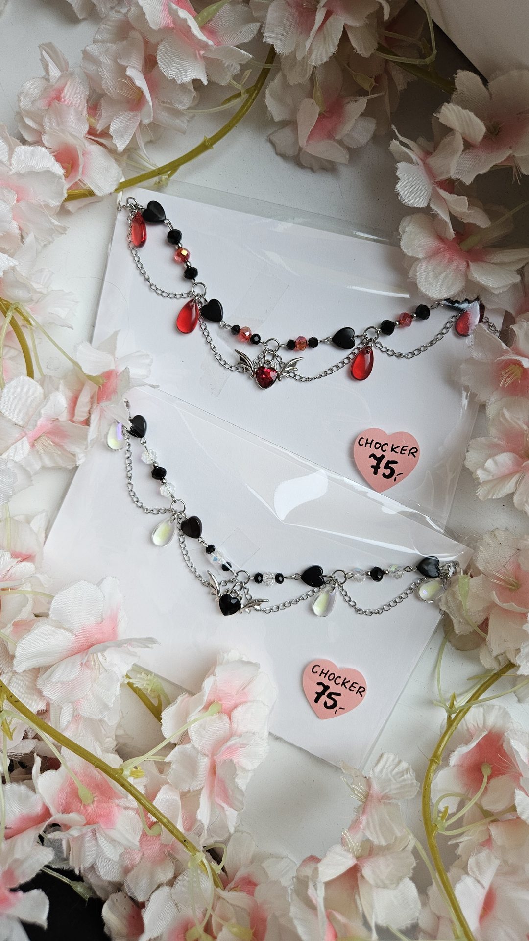 Gift-wrapped necklaces